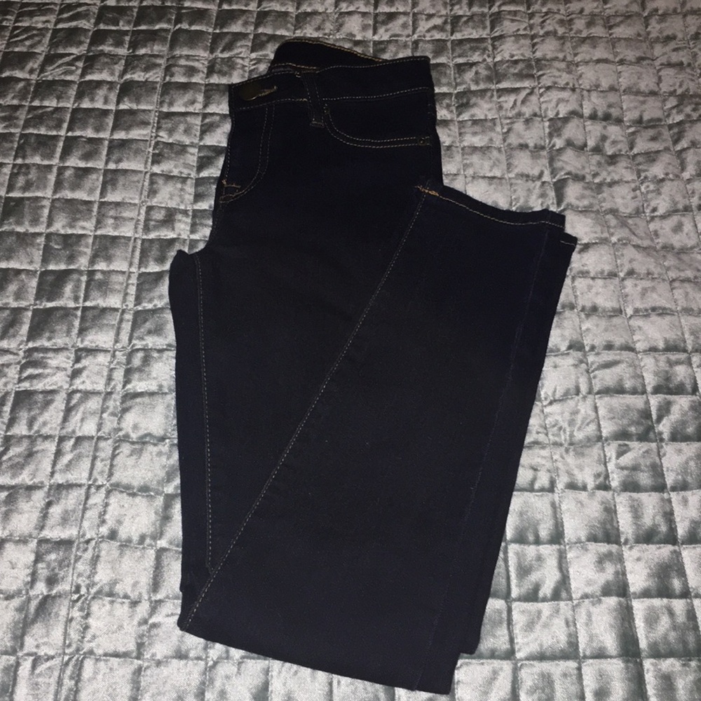 Dark wash denim jeans